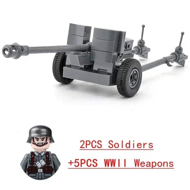Lego Compatible Military Building Blocks Set With Weapons - ToylandEU