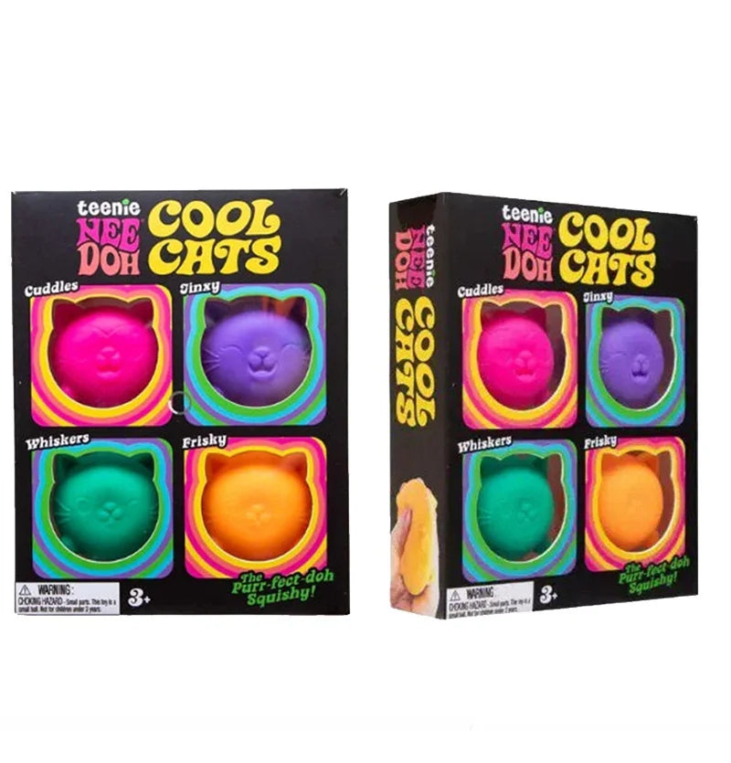 Jelly Stress Squishies | Slow Rebound TPR Texture | 4 Pack Calming Gifts