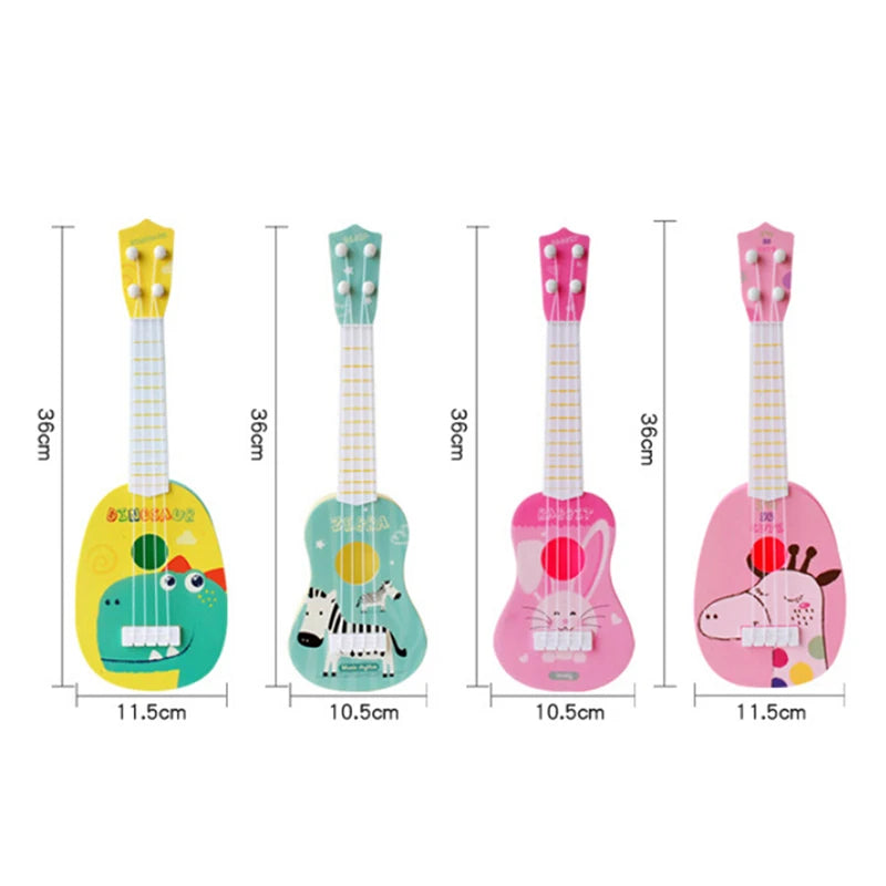 Kids' Funny Animal Pattern Ukulele for Musical Education - ToylandEU