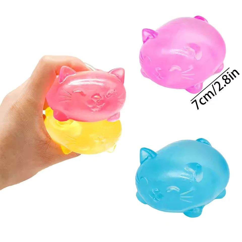 Mini Cat Decompression Toy | Non Toxic Odorless | For Adults And Students
