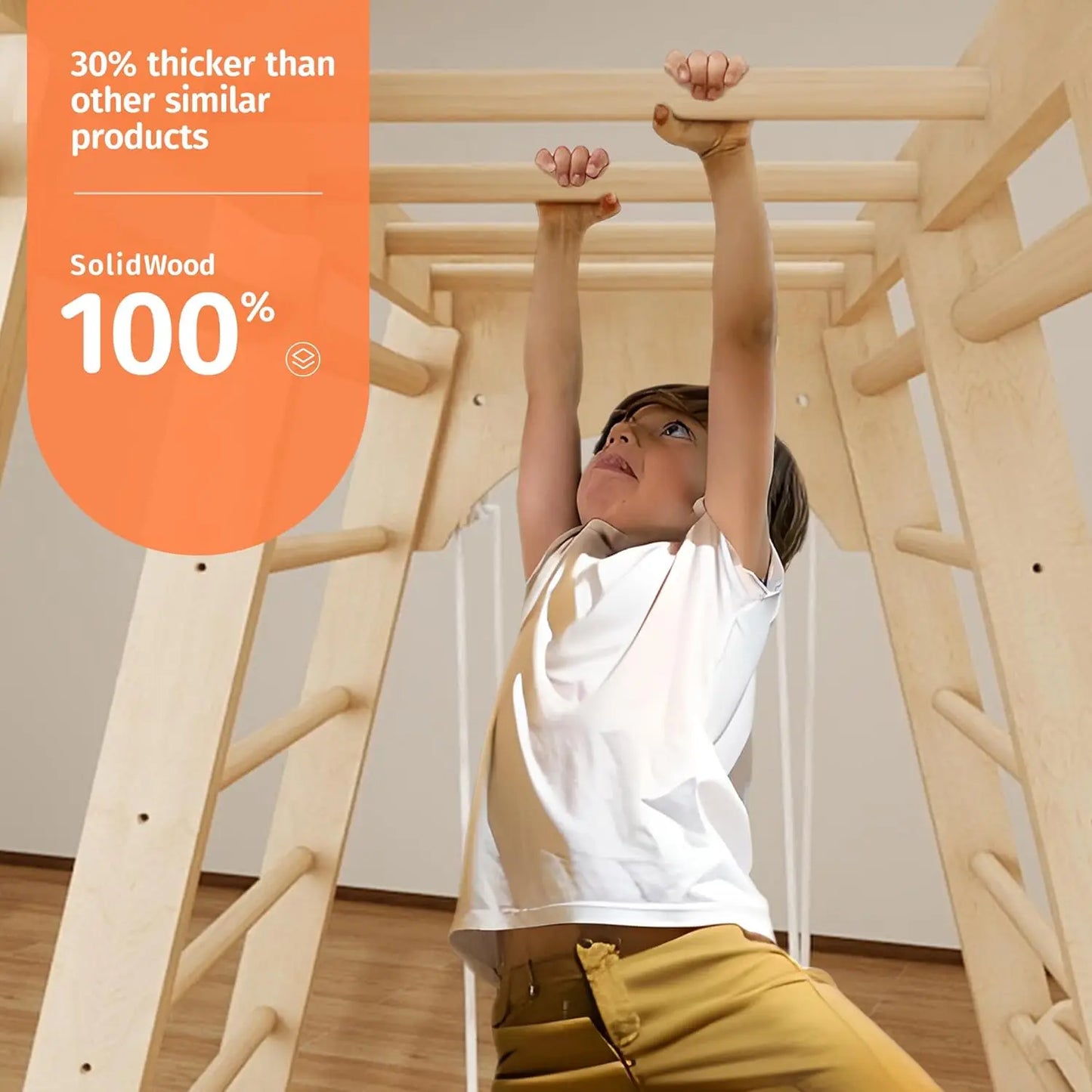 Indoor Jungle Gym Montessori Climbing Playground For Toddlers