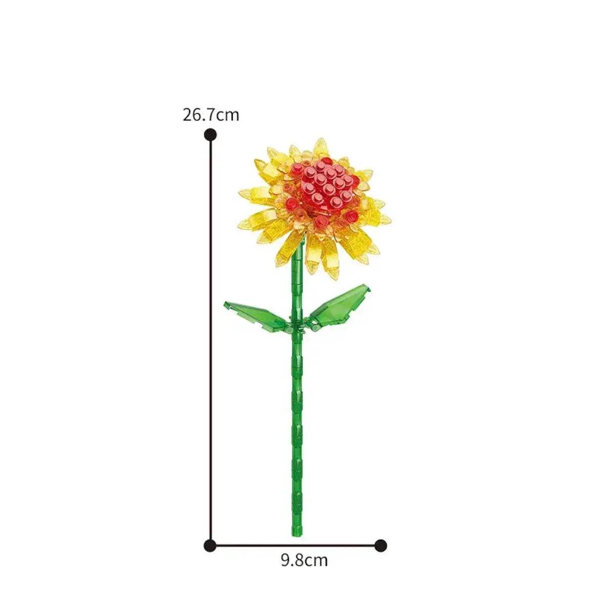 Eternal Block Flower Assembly Bouquet Desktop Decoration Toy - ToylandEU
