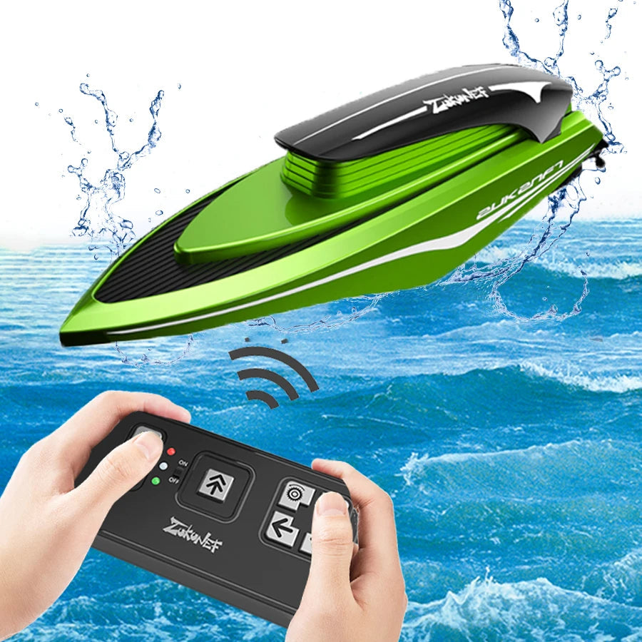 Mini RC Boat with High-Speed Dual-Motor Remote Control