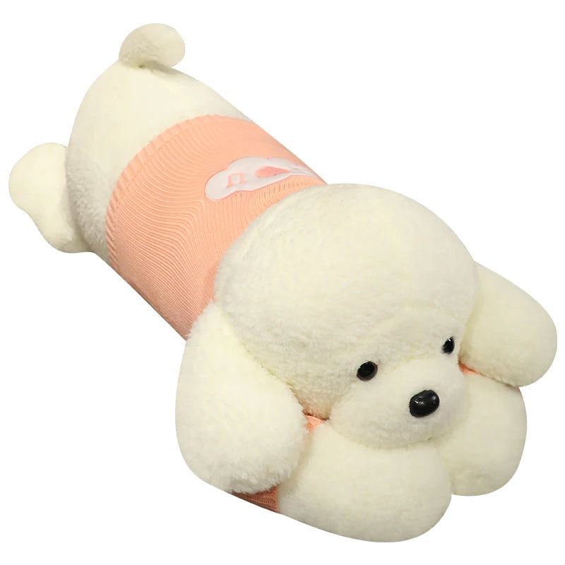 Big Size Cute Poodle Dog Plush Pillow Toy Kawaii Stuffed Animal Puppy - ToylandEU