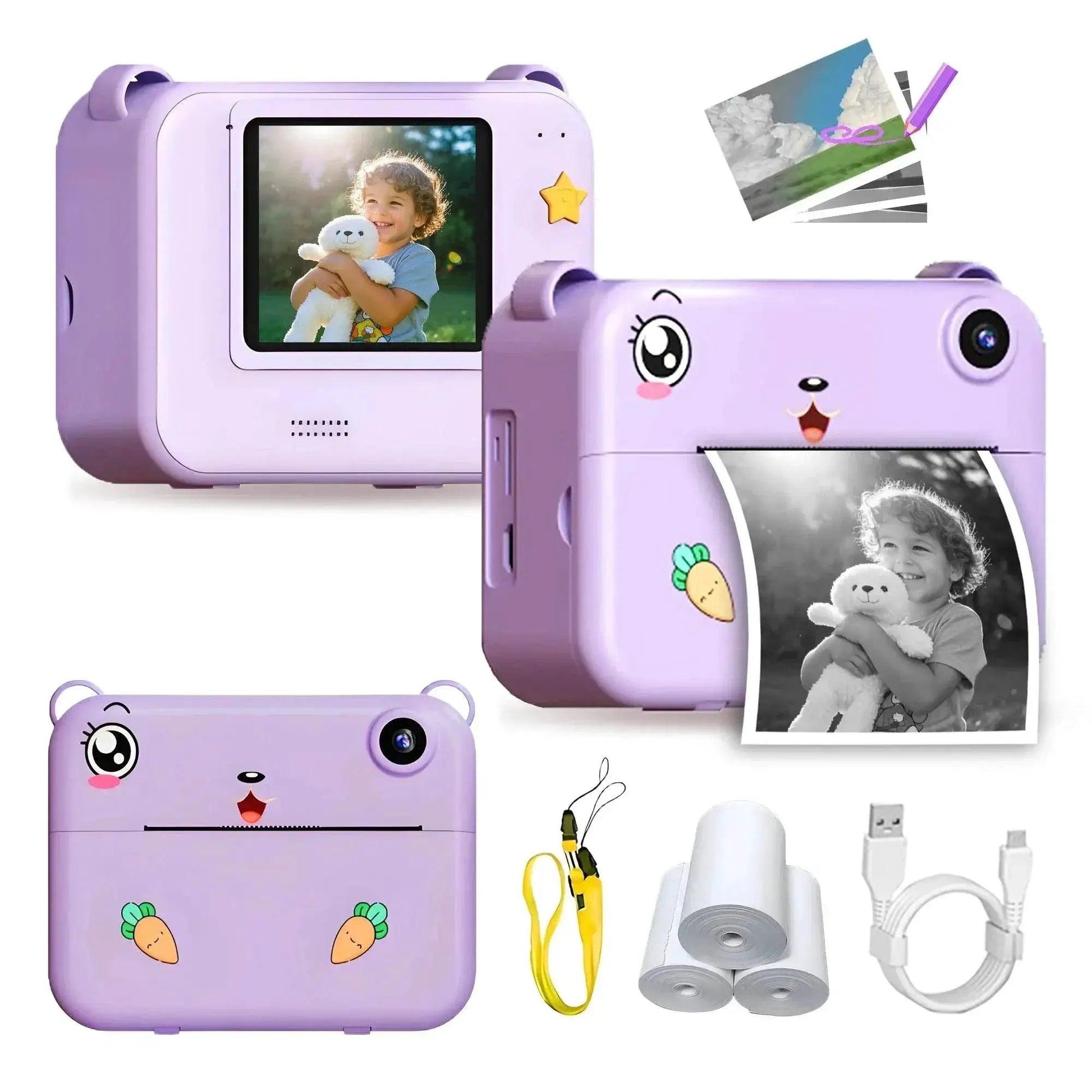 Digital Camera For Kids Instant Print Portable Small Camera - ToylandEU