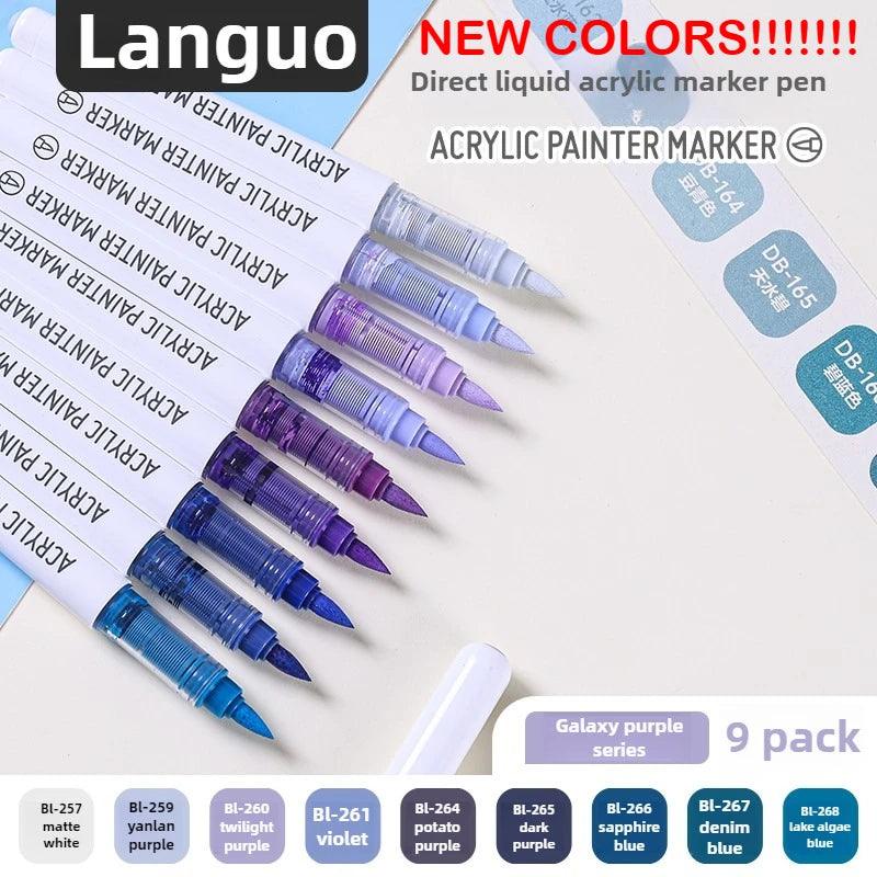 Acrylic Markers | Soft Brush Tip | Toylandeu™