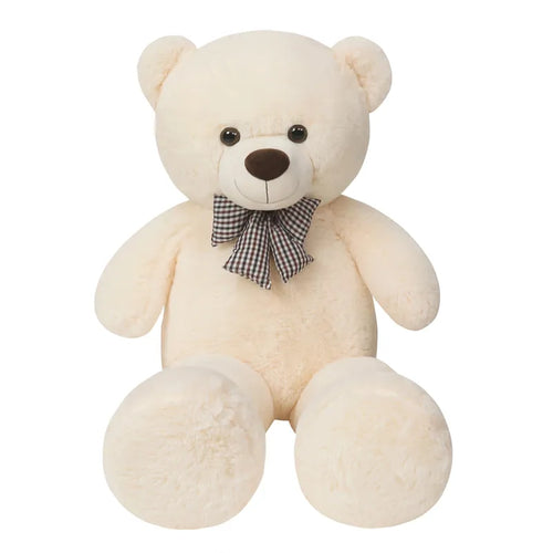 Giant 105/130cm Soft Teddy Bear Plush Toys White&Pink&Brown Bear Super ToylandEU.com Toyland EU