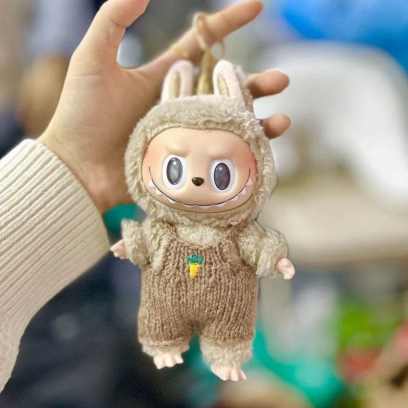 17cm Labubu Clothes Pulling Cloth for Handmade Baby Set - ToylandEU