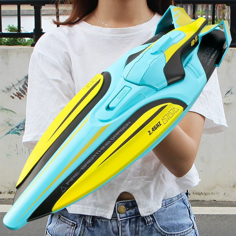 30KM/H RC High Speed Racing Boat Speedboat Remote Control Ship Water