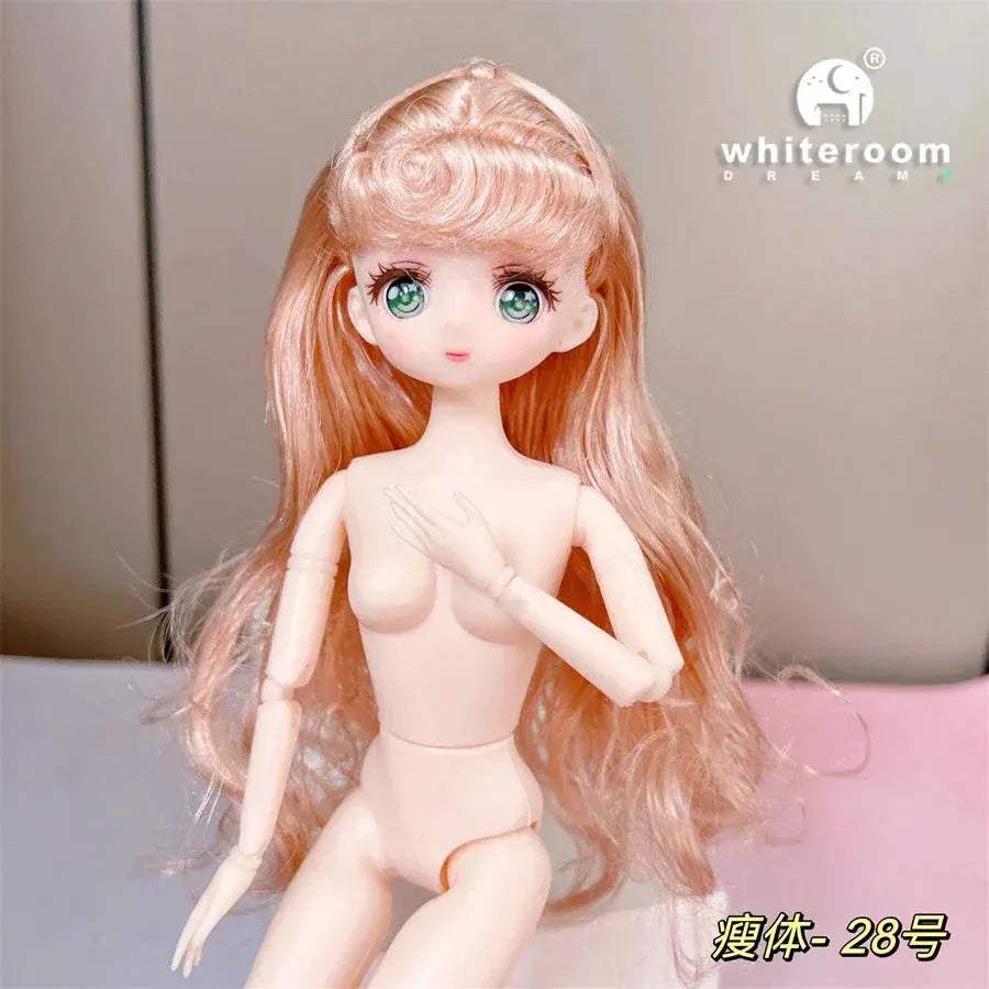 Long Haired BJD Doll 12 Inch Starlight Skyward Eyes Gift - ToylandEU