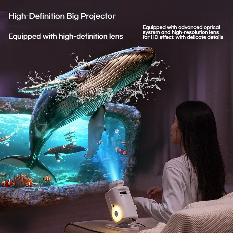 Star Projector | 60 Dynamic Scenes | 3D HD Floating | Home And Kids Rooms