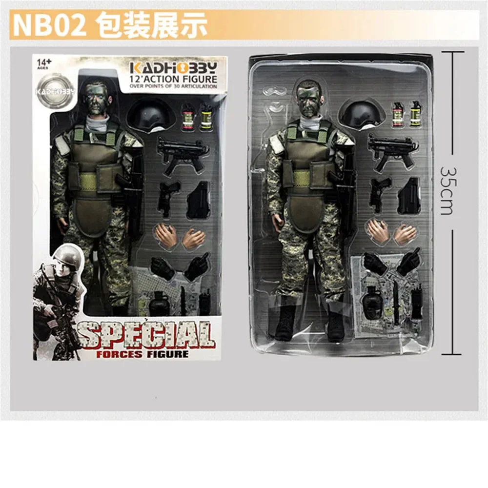 Action Figure Body | One Sixth Scale | Police Soldier | NB01 NB03 NB04 NB05 NB06