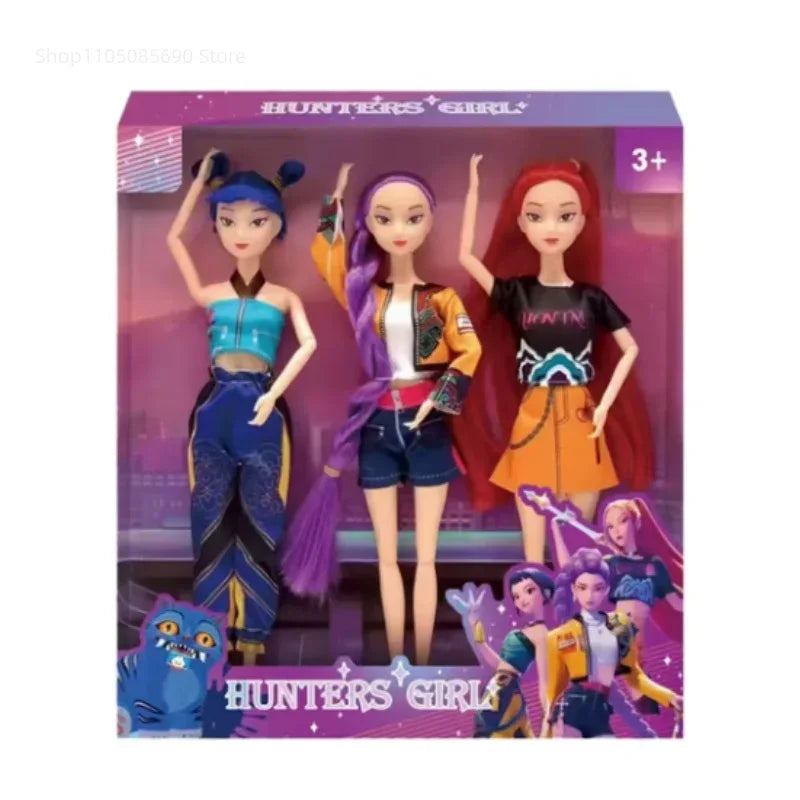 Kpop Anime Figure Action Set Rumi Mira Zoey Collectible - ToylandEU