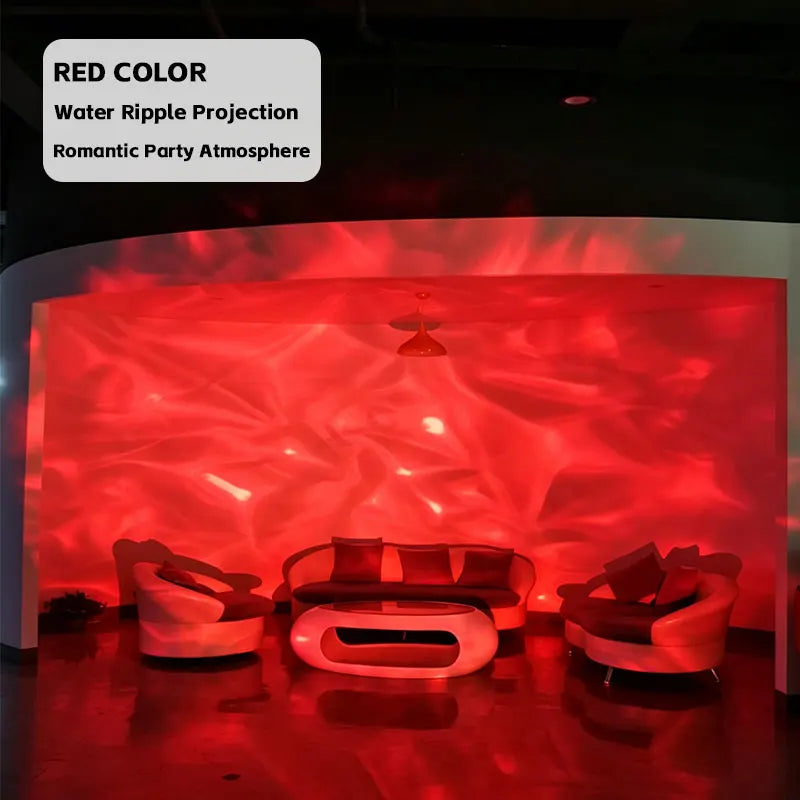 LED Water Ripple Projector | Waterproof Build | Aluminum Housing | Garden Patio