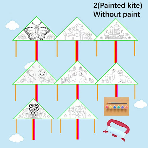 DIY Blank Kite Set for Children's Education and Painting Fun AliExpress Toyland EU