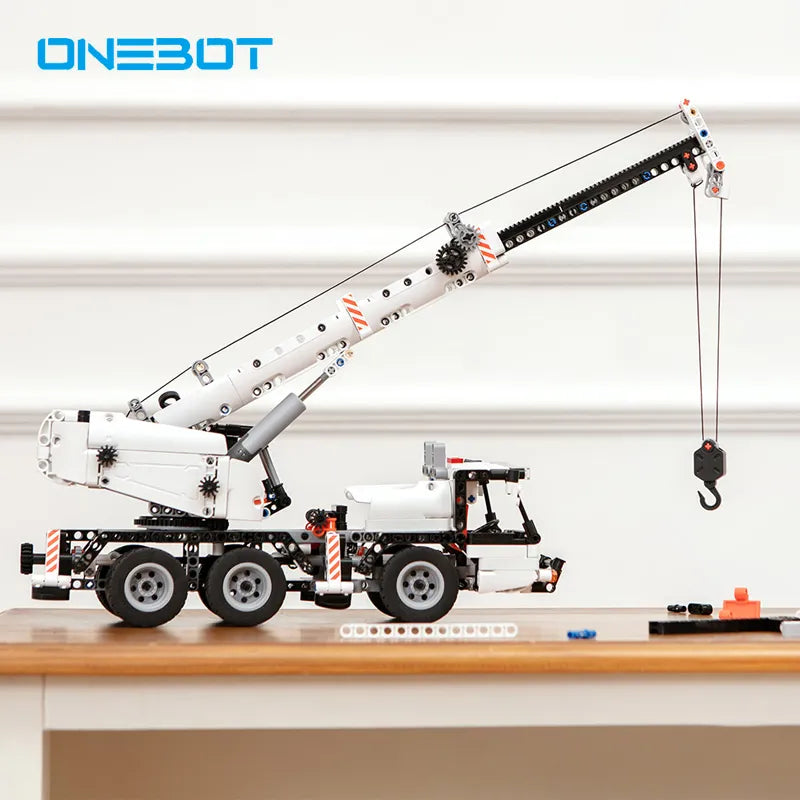 ONEBOT Building Blocks Mini Engineering Crane Robot Educational DIY - ToylandEU