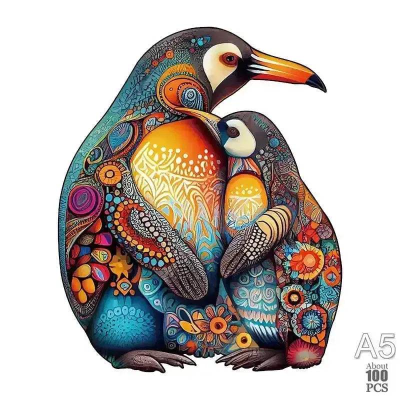 3D Wooden Animal Jigsaw Puzzle For All Ages Interactive Lion - ToylandEU