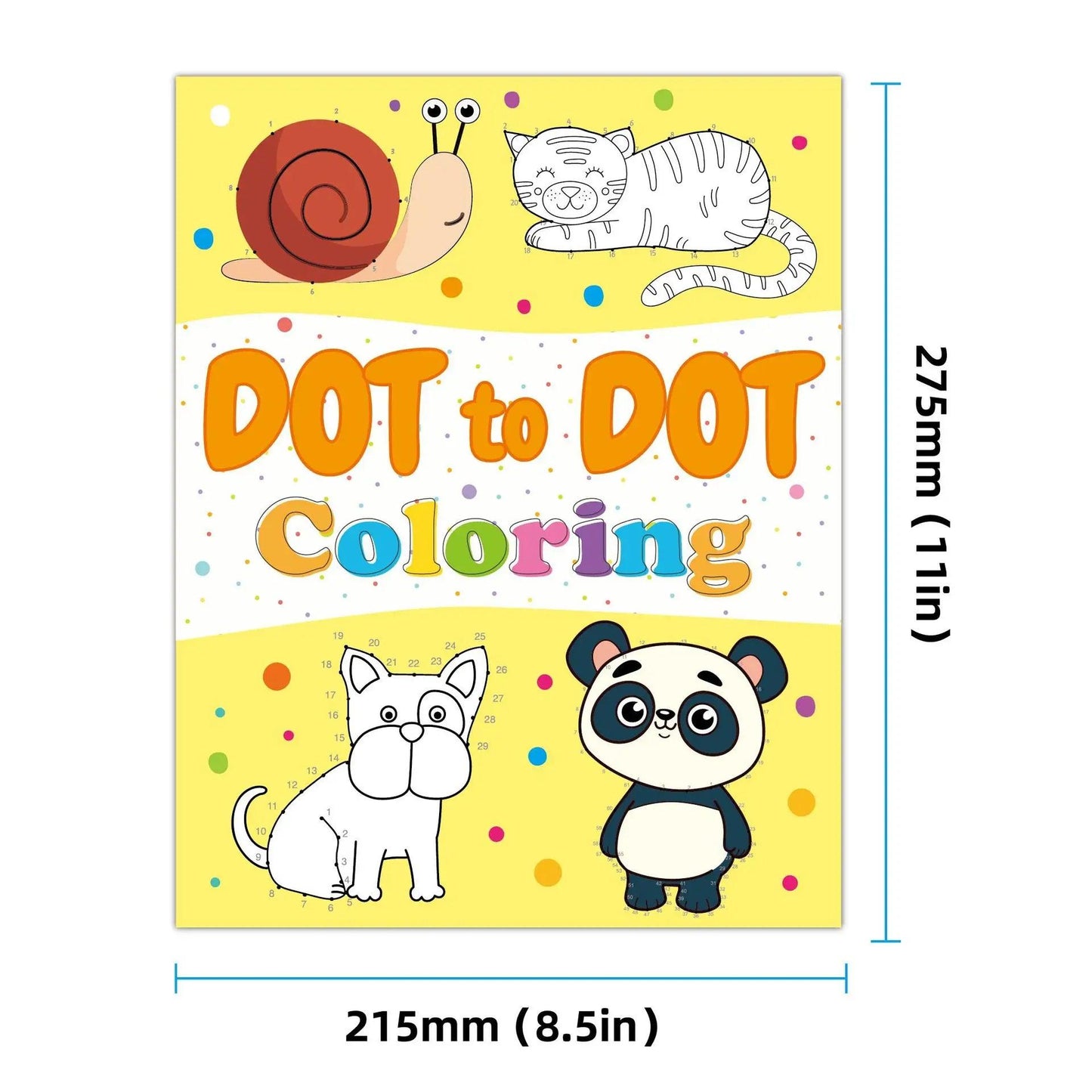 Kids Dot To Dot Book | Jumbo Dinosaurs | Toylandeu™