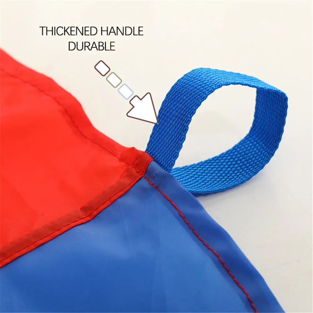 2M Diameter Kids Outdoor Teamwork Game Prop Rainbow Parachute Toys - ToylandEU