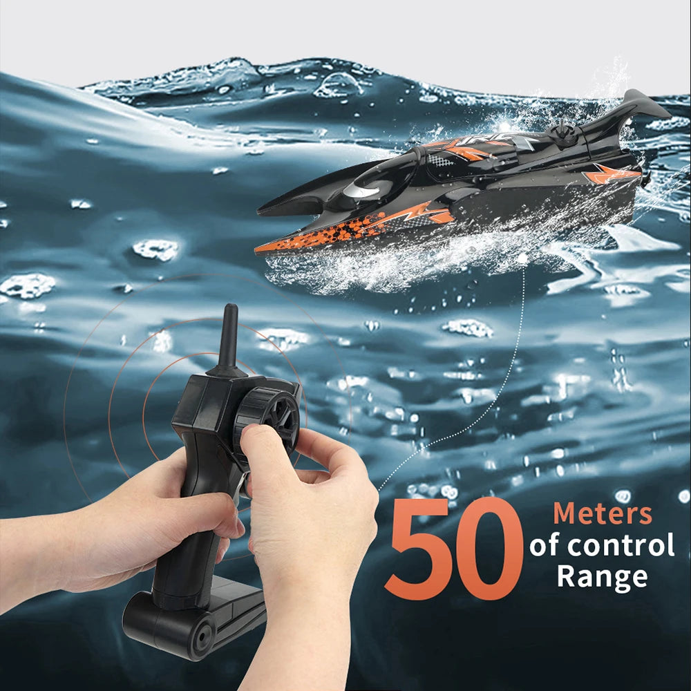 RC Boat 2.4G Remote Control Speed mini Boat Dual Motors 10km/h 20 min