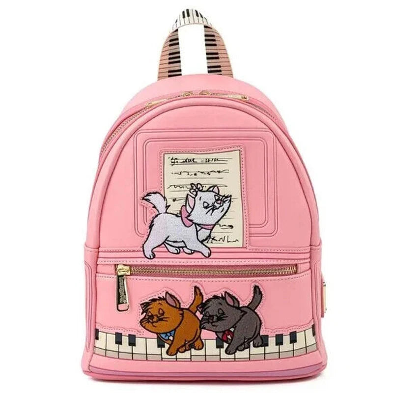 Disney Marie Floral Plush Backpack for Stylish Kids