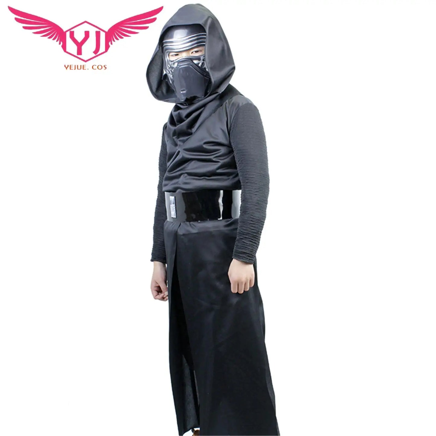 Kids Kylo Ren Costume Set - Jedi Costume & Mask for Halloween Fun