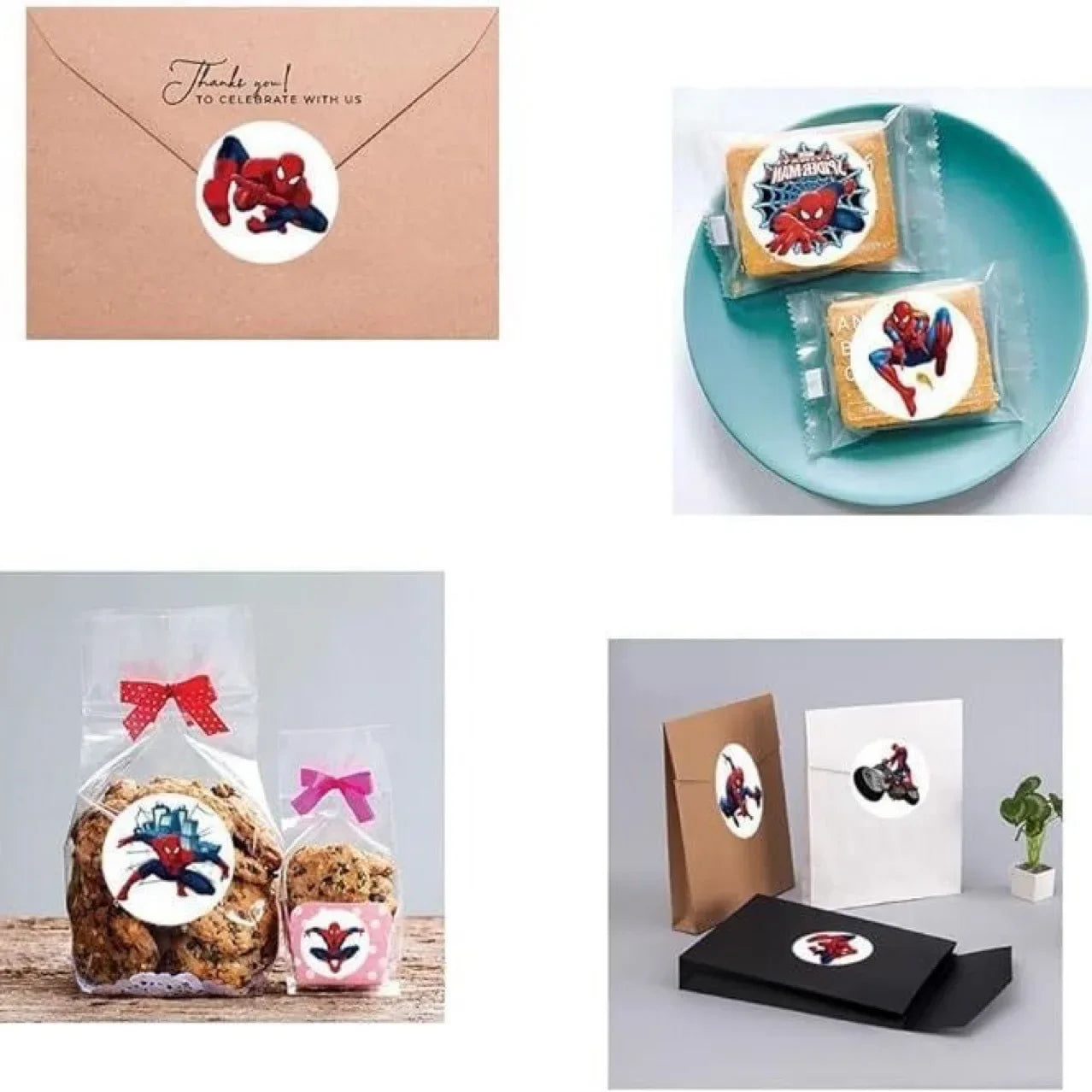 Spiderman Stickers | 500 Pieces | Anime Style Marvel Set | 500 Count