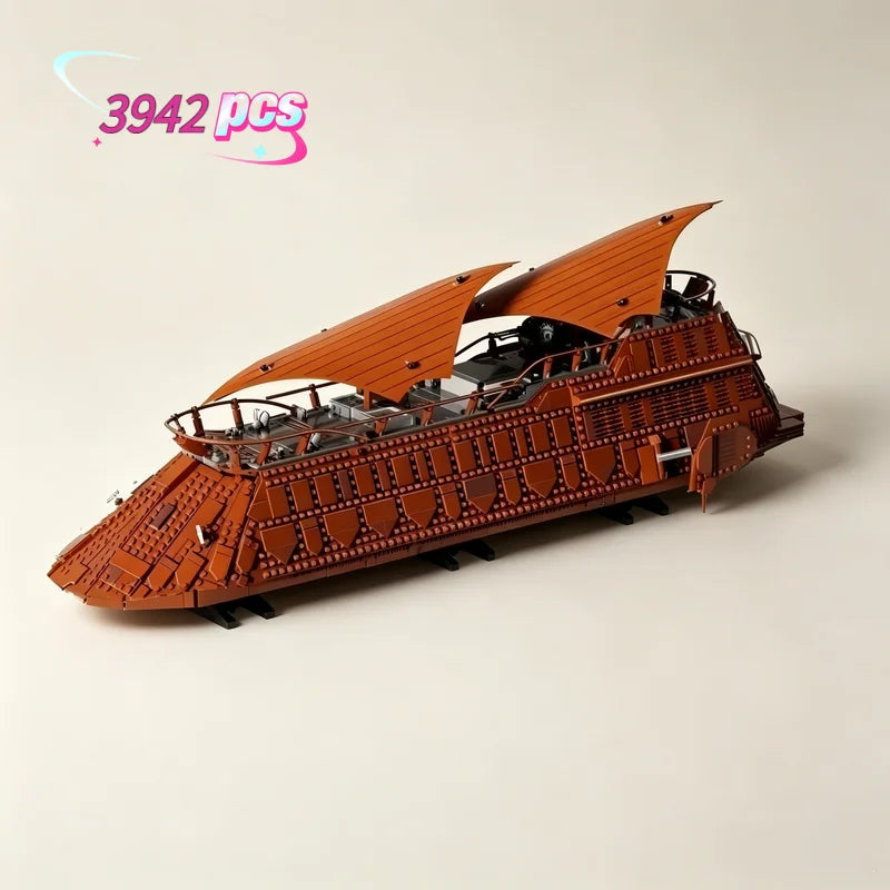 Jabba Barge Building Bricks | 3942 Pieces | Toylandeu™