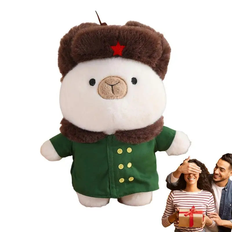 Kawaii Capybara Plush Toy - Cozy Cuddly Companion in Stylish Costume