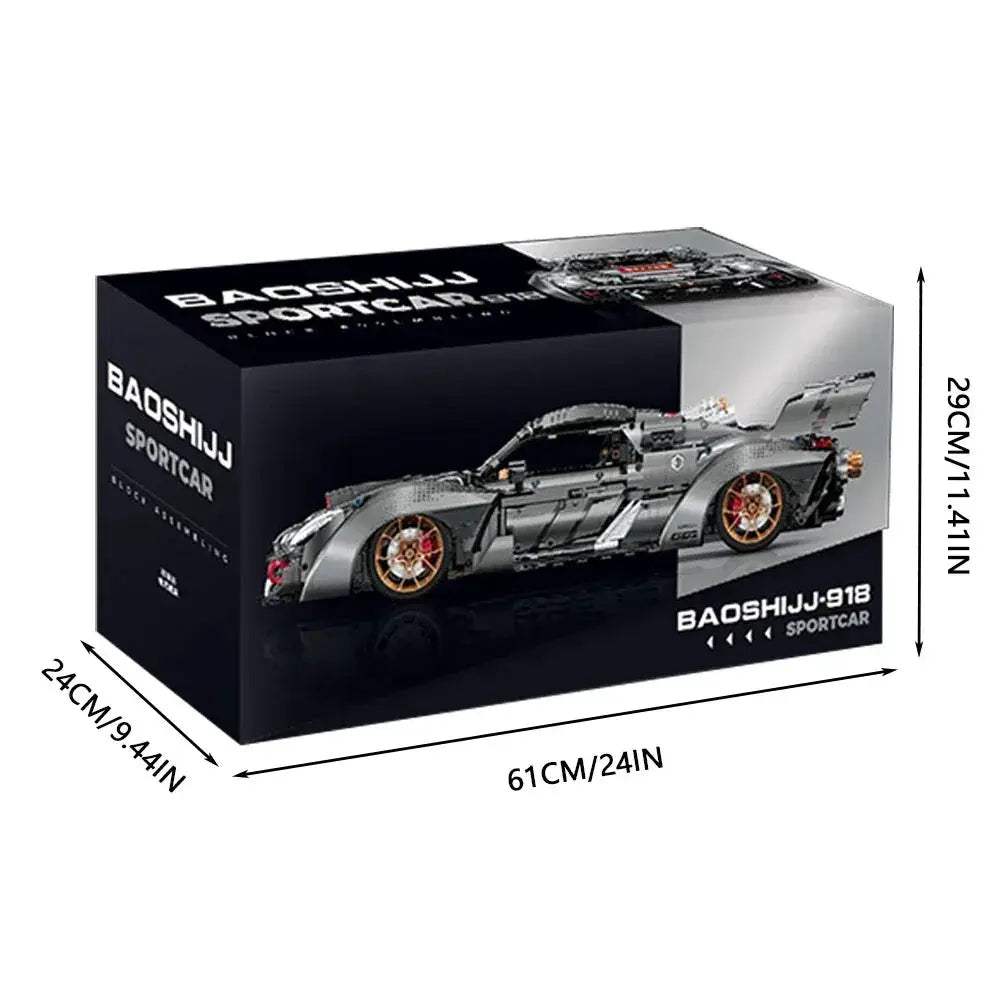 Sports Car Building Blocks Set For Kids Educational Gift Idea - ToylandEU