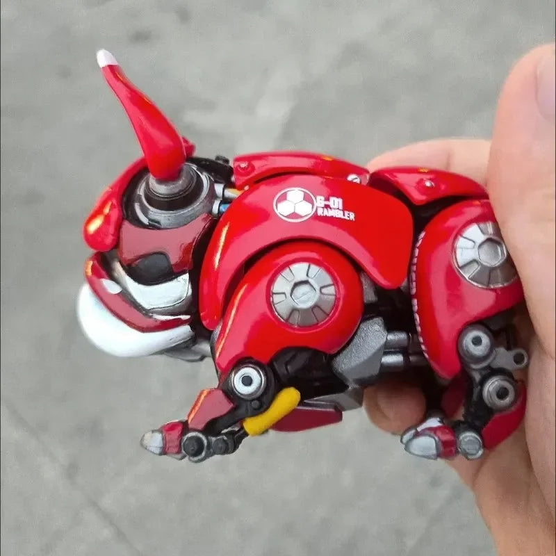 New Red Green Robot Dog  Anime Figure adaptable Mechanical - ToylandEU