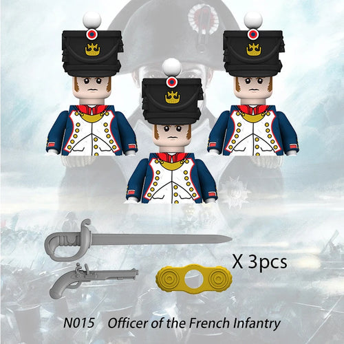 Medieval Prussian Military Figure Building Block Set (3 pcs) ToylandEU.com Toyland EU