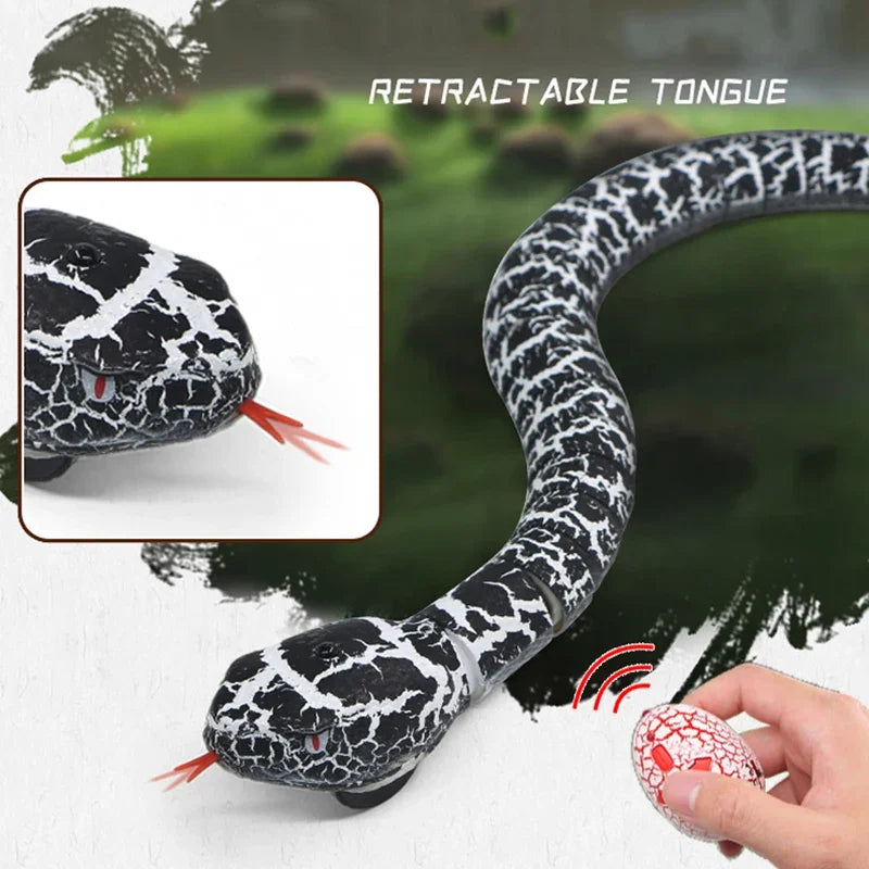 Remote-Controlled Electric Snake Toy - Fun Prank for Kids & Pets