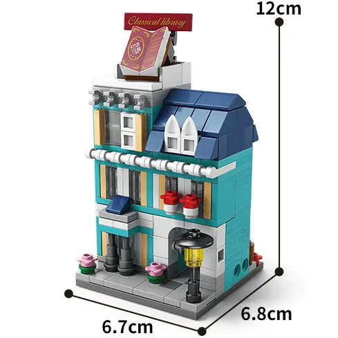 Lego Compatible Building Blocks | Mini City Street View Set | Small Blocks | 14+