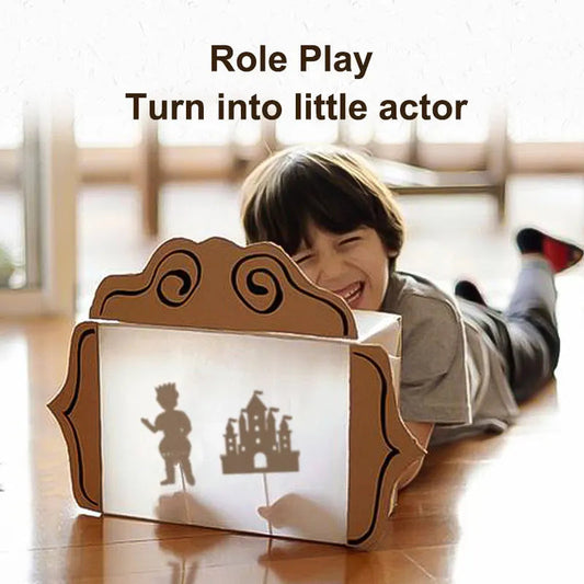 Shadow Puppet Games for Preschoolers: Educational Activity Toy Set by Mideer - ToylandEU