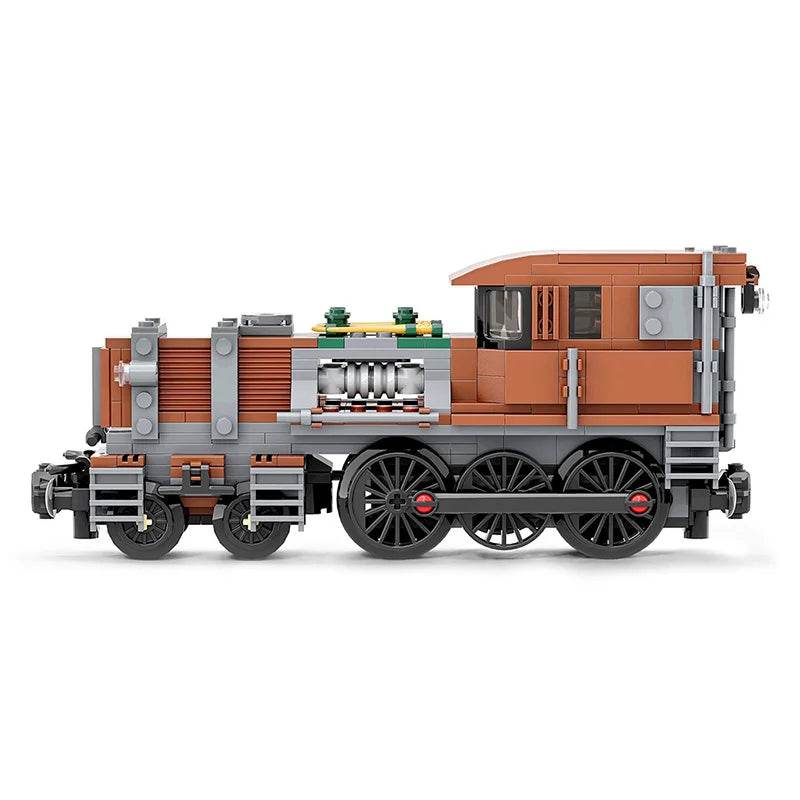 Boxcar Goods Wagon Building Block Kit MOC Railway Carriage - ToylandEU