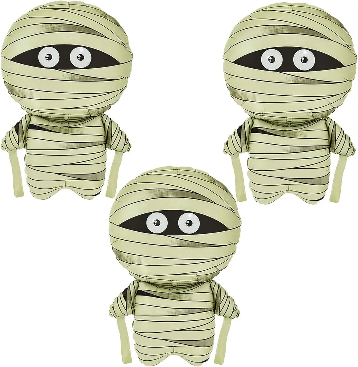 White Ghost Balloons | Halloween Horror Theme | Round Latex Set | Indoor Decor