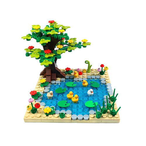 Compatible With Lego MOC Small Particle Building Block Farm Ranch ToylandEU.com Toyland EU