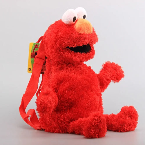 Sesame Street Plush Backpack Set with Elmo, Cookie Monster, Big Bird, and Yellow Characters ToylandEU.com Toyland EU