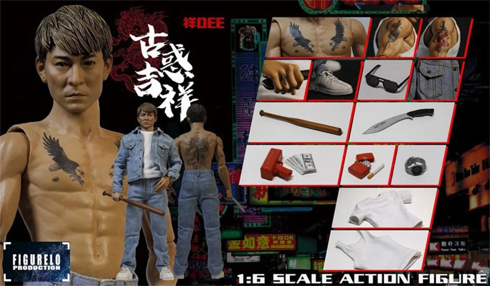 Action Figure | One Sixth Scale | Andy Lau Gangster | 12 Inch Figure
