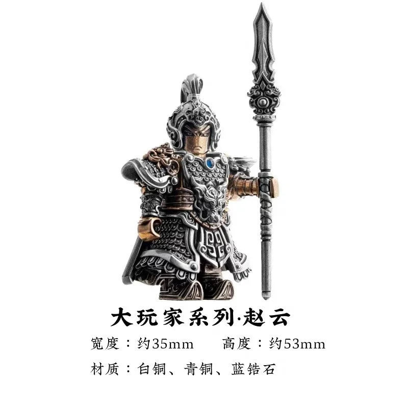 Magnetic Building Blocks | LEGO-Compatible | Detachable Spartan Warrior MOC