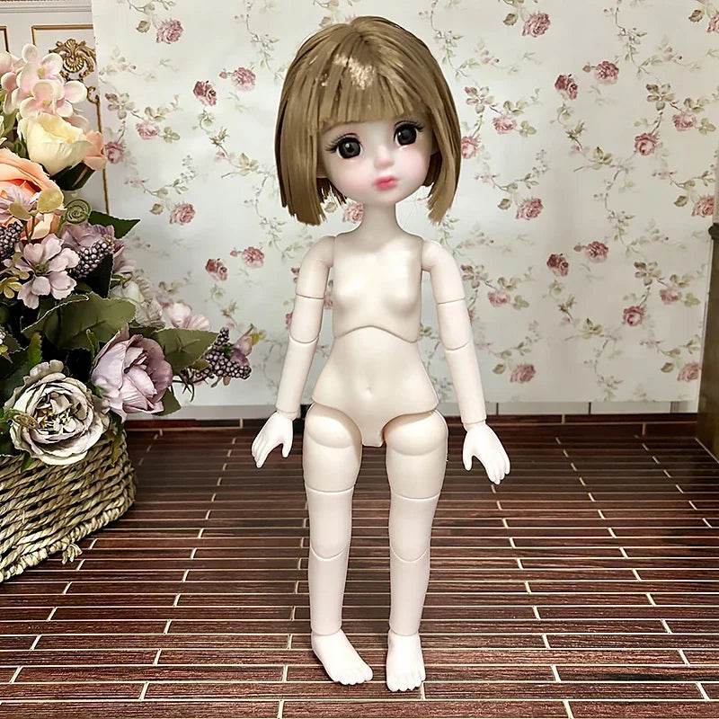 30cm Dolls For Girl Dolls 1/6 Starry Grey Blue Eyes Fashion - ToylandEU