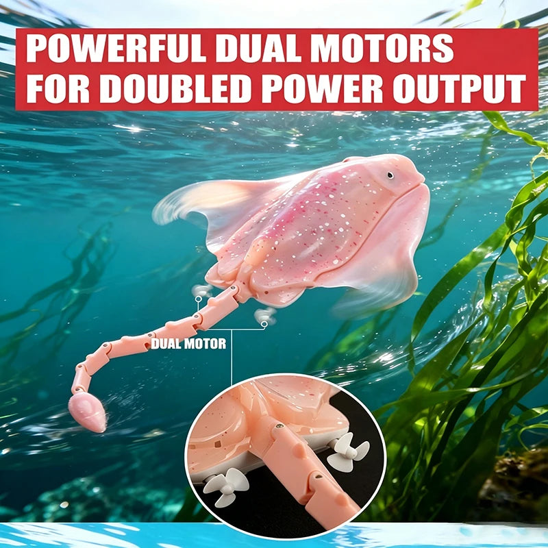 Remote Control Stingray Toy | Light Up | Bath And Pool Use | One Size