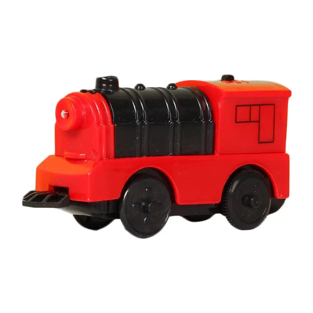 Kids' Battery-Powered Wooden Electric Train Toy with Realistic Design - ToylandEU