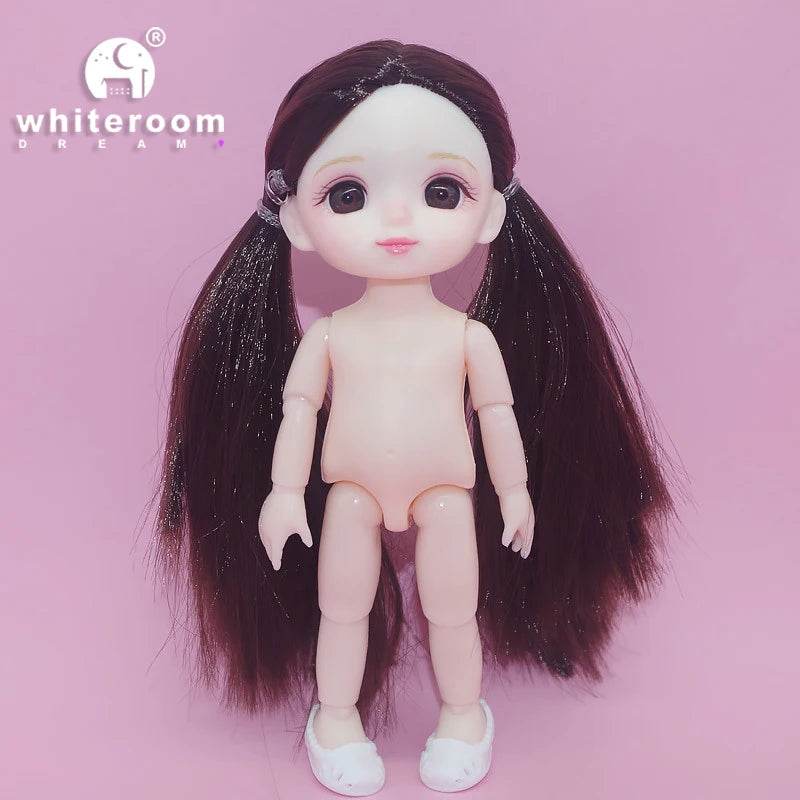 BJD Doll 1/12 16cm 6 Inch Jointed Baby Doll Fashion Gift - ToylandEU