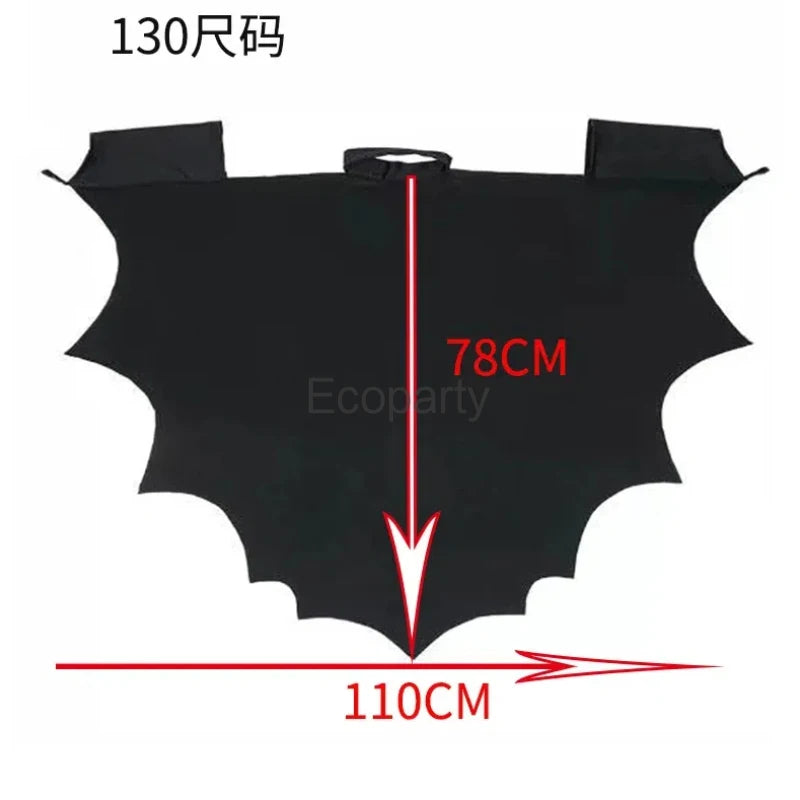 Kids Bat Costume Set - Halloween Cape & Mask for Spooky Fun