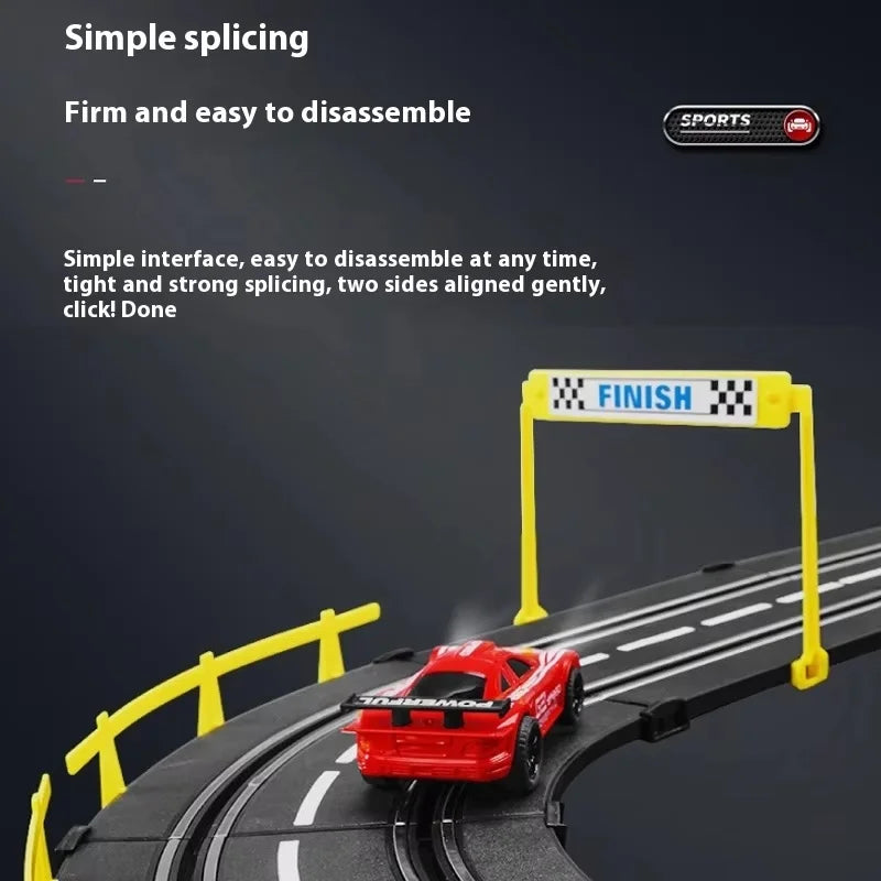 Remote Control Car Track Set Two Player Puzzle Toy