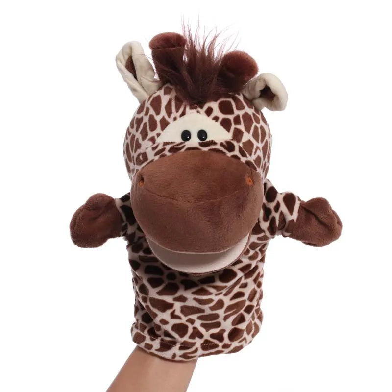 23cm  Animal Hand Puppet Plush Toy for Baby Education - ToylandEU