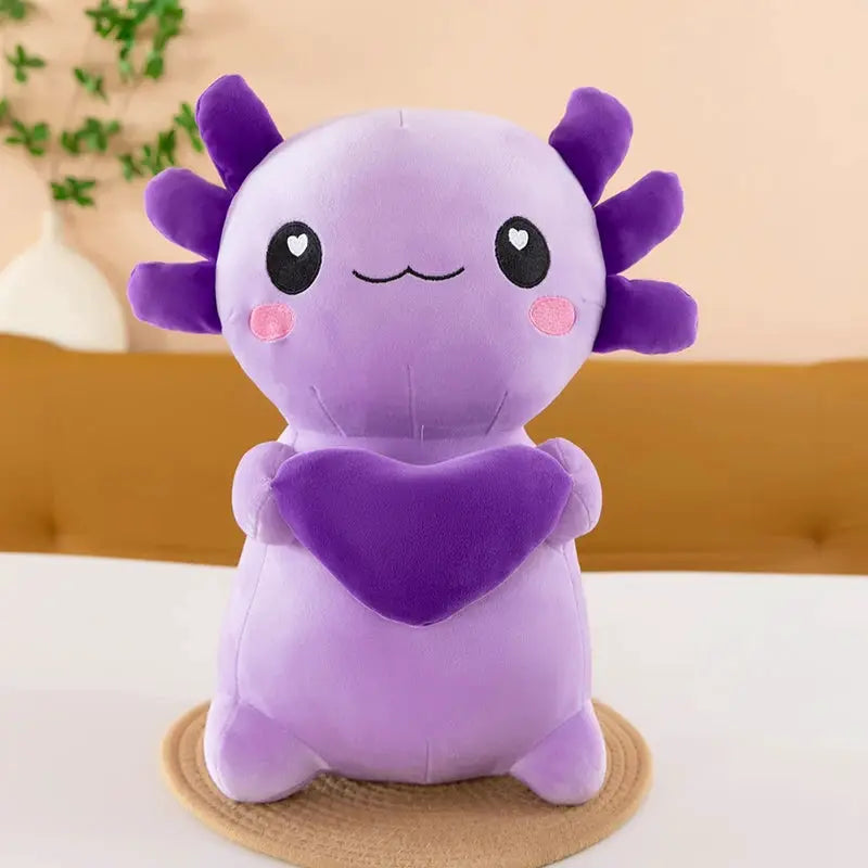 Cross-Border New Model of Axolotl Plush Toy in Four Colors, Cross-Border Hexagonal Dinosaur Toy, Soft Axolotl for Couples - ToylandEU