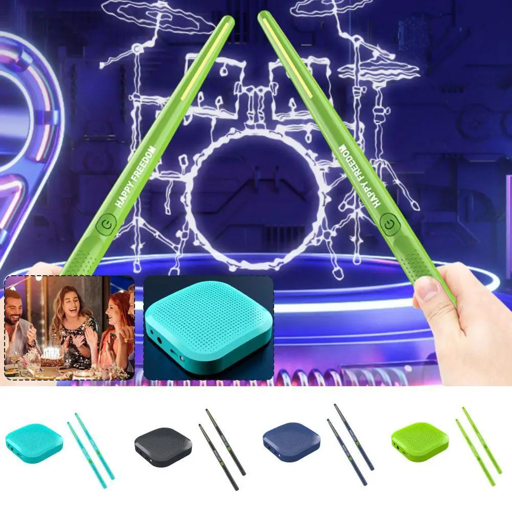 Portable Electronic Air Drum With Drumsticks For Beginners